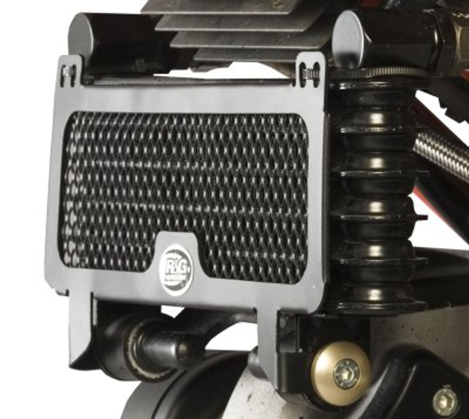 R&G Racing Oil Cooler Guard (not Evo) for Ducati Hypermotard 796 '10-'13, 1100 '07-'09 R&G Racing Oil Cooler Guard (not Evo) for Ducati Hypermotard 796 '10-'13, 1100 '07-'09